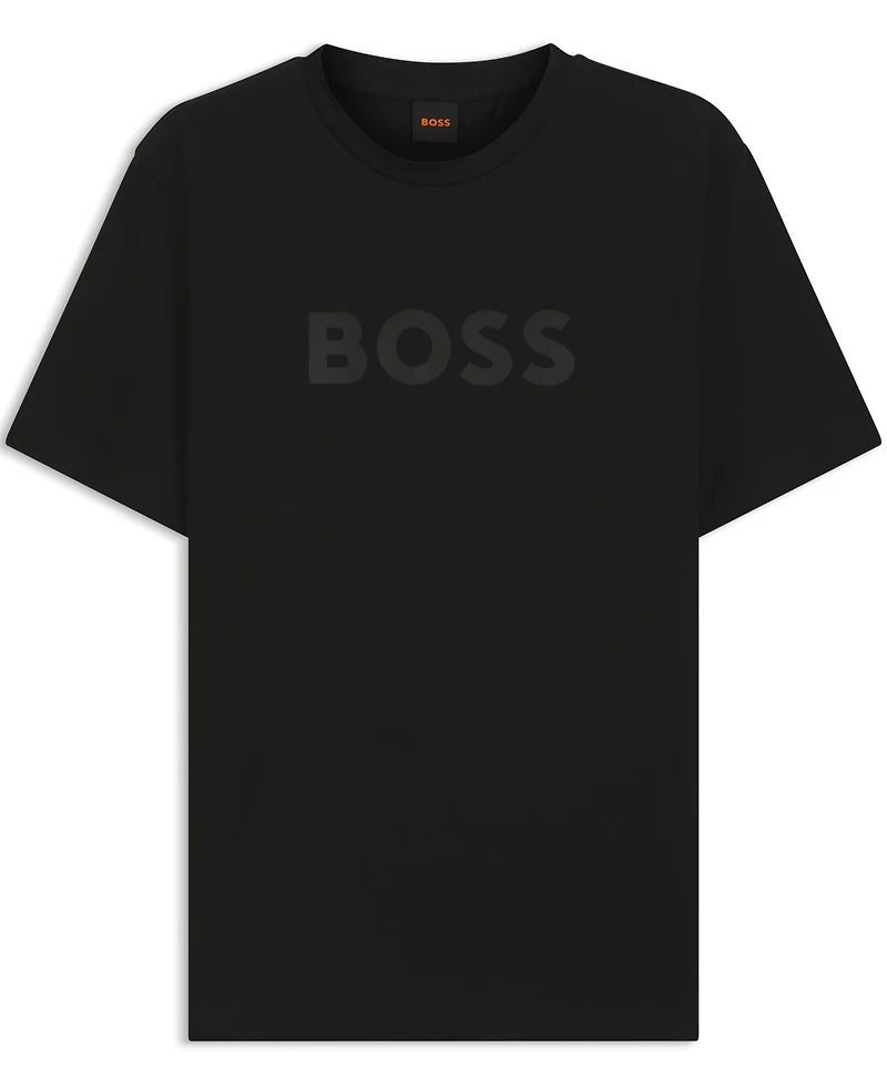 Boss by Hugo Men's Cotton-Jersey Logo Artwork Regular-Fit T-Shirt