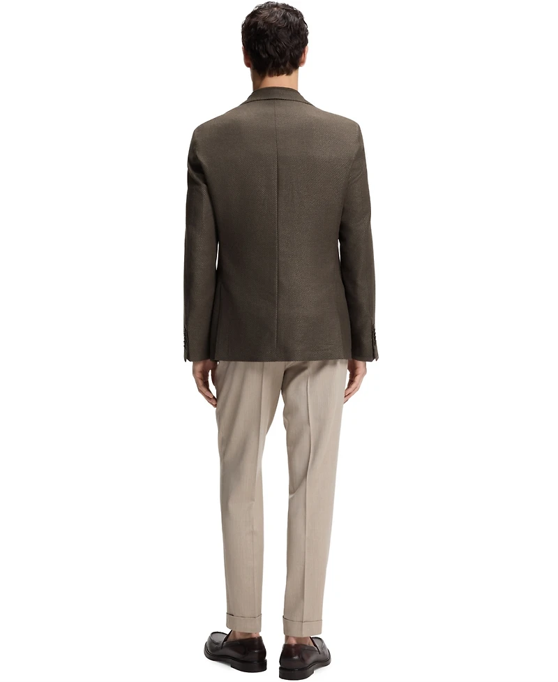 Boss by Hugo Boss Men's Wool-Linen Regular-Fit Blazer
