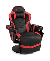 Gouun Ergonomic High-Back Massage Gaming Chair with Footrest and Pillow