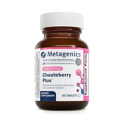 Metagenics Chasteberry Plus - Hormone and Reproductive Health with Chasteberry, Black Cohosh and Ashwagandha - Supports Menstrual