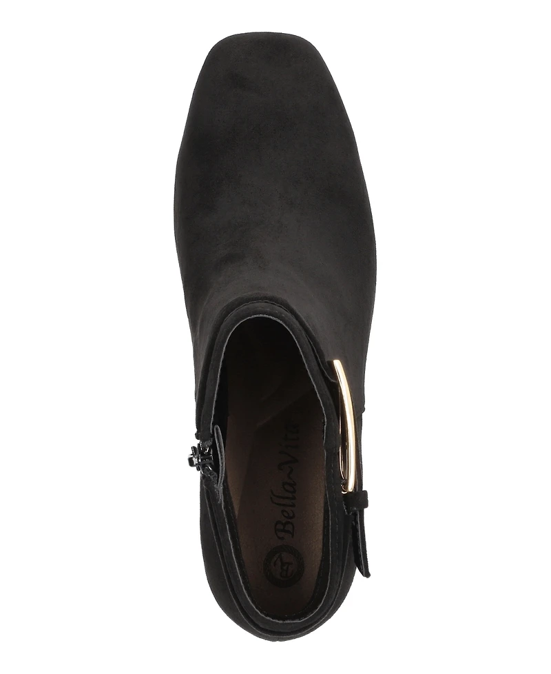 Bella Vita Women's Hudson Ankle Square Toe Booties