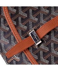 Pre-Owned Goyard Pm Belvedere Iii Messenger Bag Coated Canvas with Leather