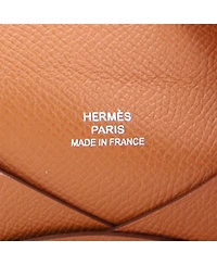 Pre-Owned HERMES Calvi Card Holder Epsom
