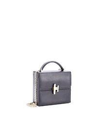 Pre-Owned HERMES Cinhetic Top Handle Bag Chevre Chamkila