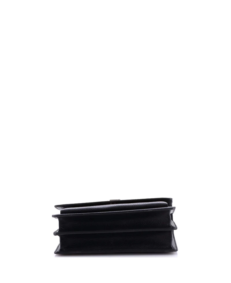 Pre-Owned Saint Laurent Medium Sunset Satchel Leather