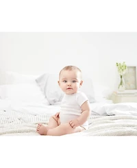 Carter's Baby Boys or Girls Solid Short Sleeved Bodysuits, Pack of 5
