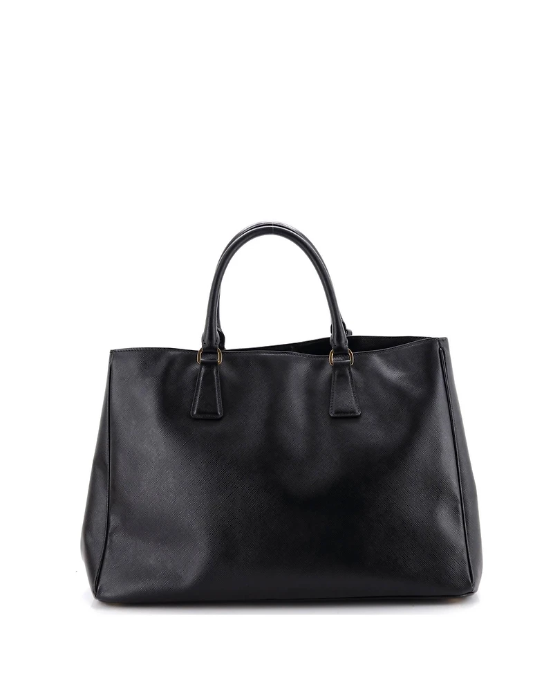 Pre-Owned Prada Large Lux Open Tote Saffiano Leather