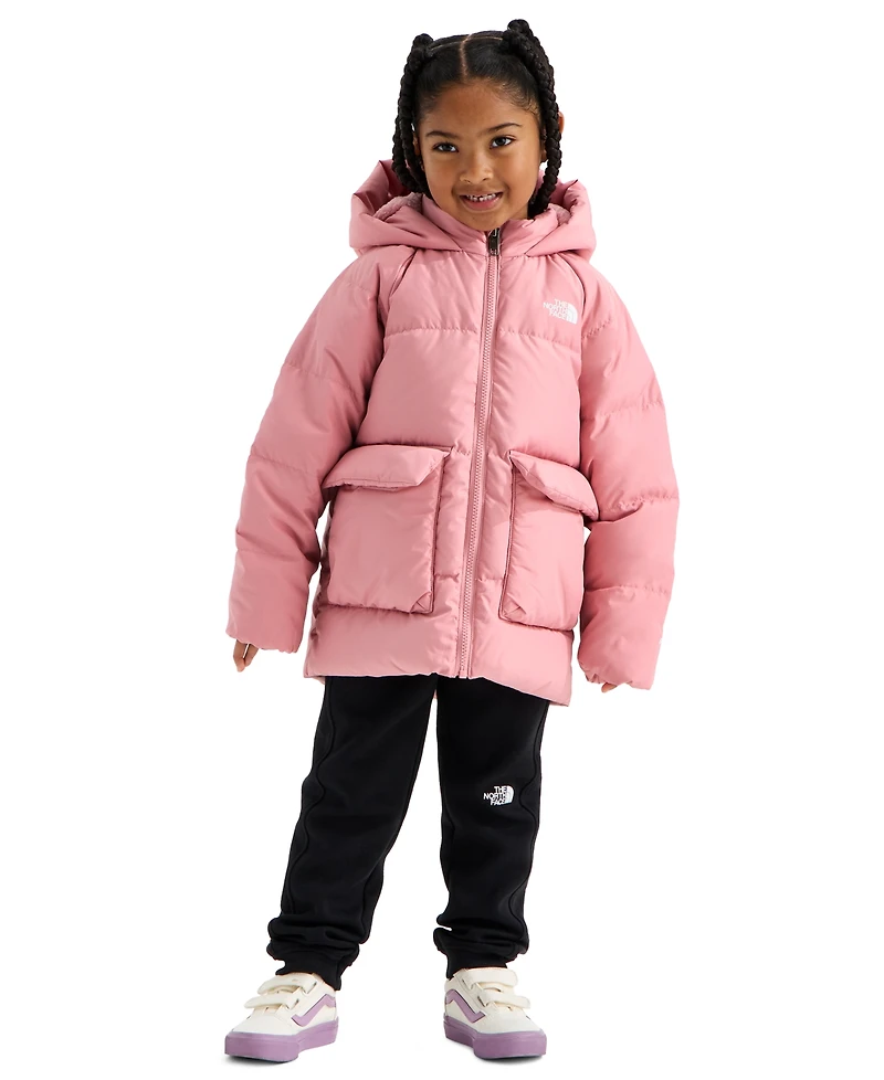 The North Face Boys' and Girls' 2T-7 Down Fleece-Lined Insulated Parka Jacket