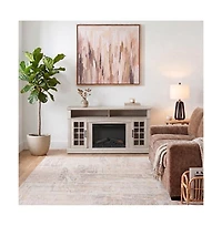 Augusta Home Rylee 2 Door Wood Fireplace