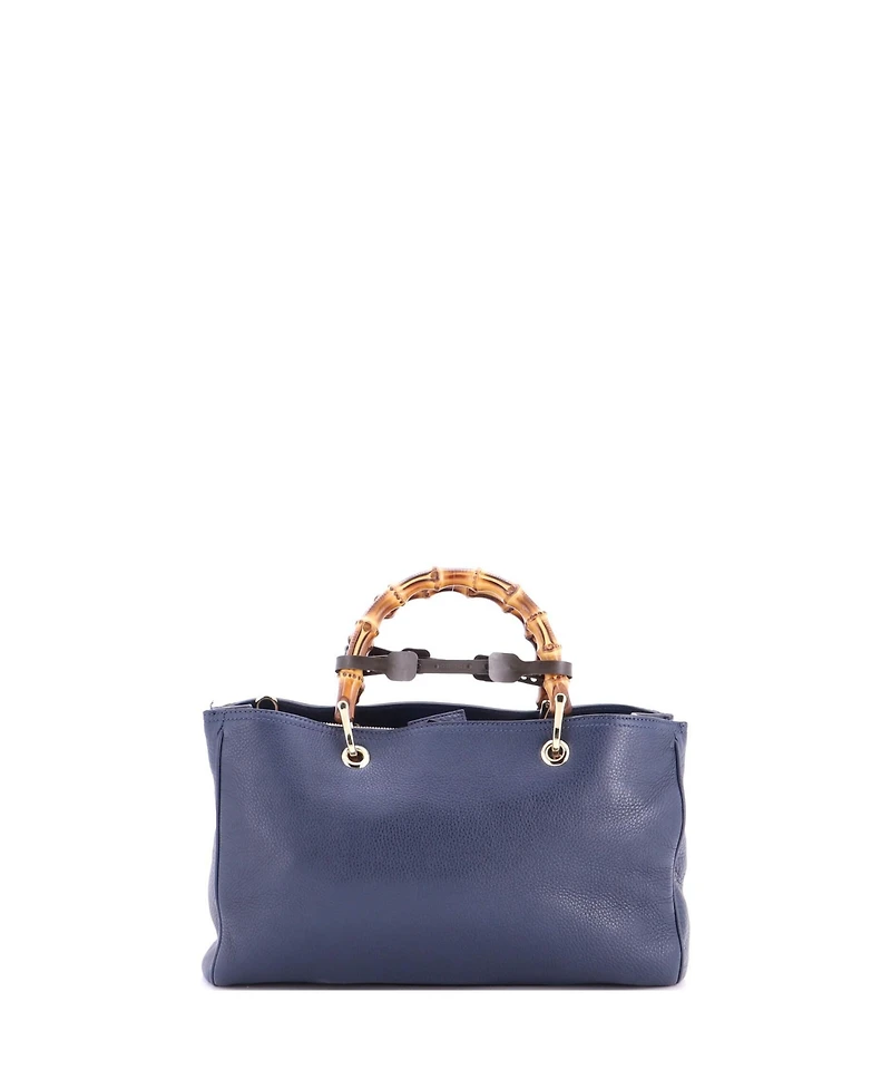 Pre-Owned Gucci Bamboo Shopper Tote Leather