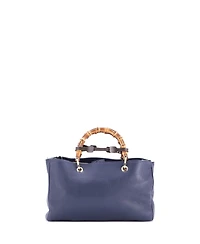 Pre-Owned Gucci Bamboo Shopper Tote Leather