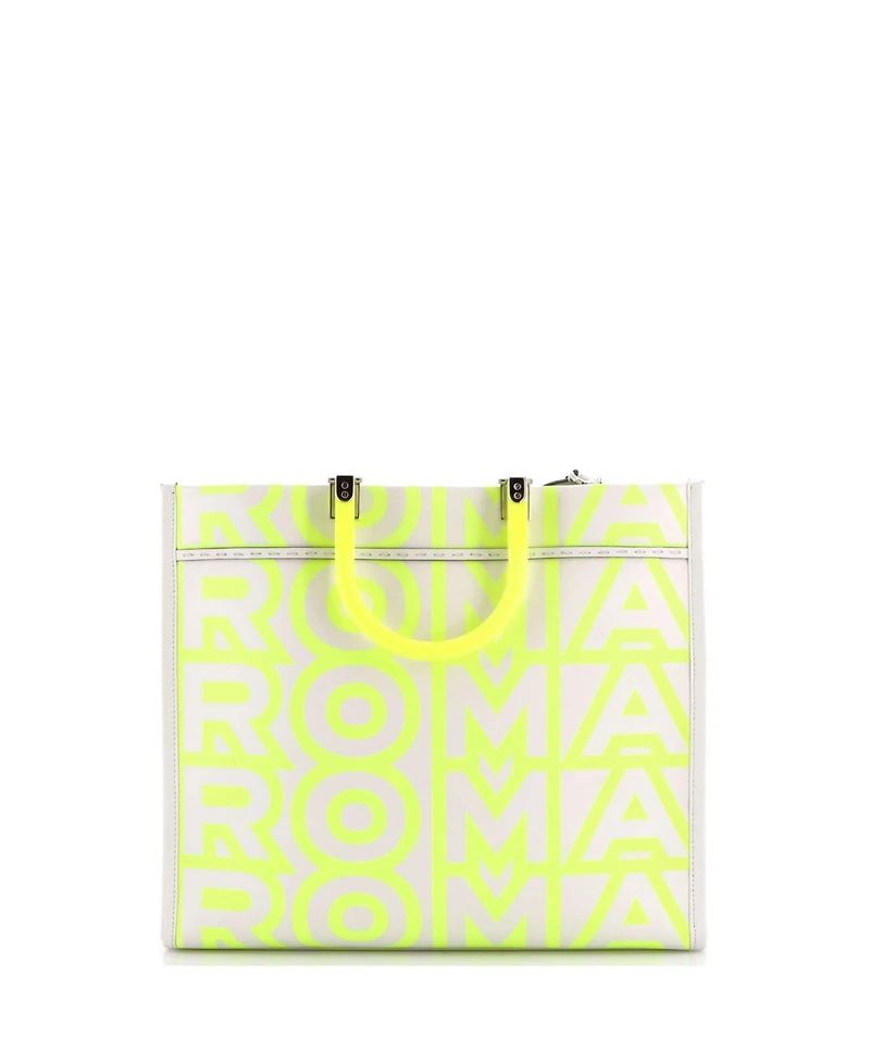 Pre-Owned Fendi Medium x Marc Jacobs Sunshine Shopper Tote Printed Leather
