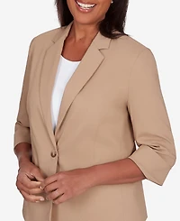 Alfred Dunner Petite Classic Fit Jacket