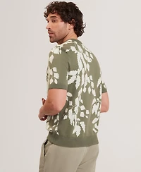 Ted Baker Men's Alddat Leaf Knitted T-Shirt