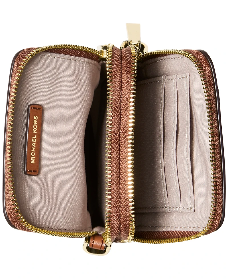 Michael Michael Kors Jet Set Double Zipper Mini Crossbody Handbag