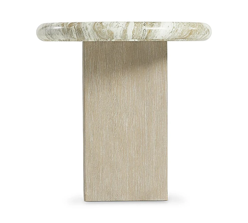 Bernhardt Arcadia 20" Oak Accent Side Table