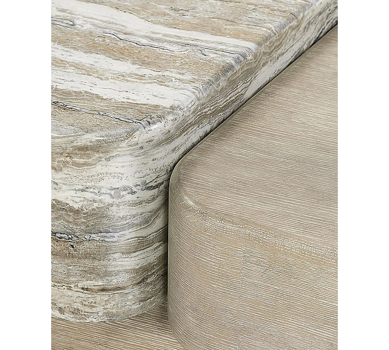 Bernhardt Arcadia 58" Oak Coffee Table