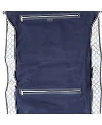 Pre-Owned Gucci Savoy Web Garment Bag Gg Coated Canvas