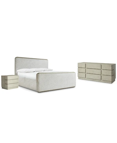 Bernhardt Arcadia 3-Piece Queen Bed Set (Bed, Dresser, & Nightstand)
