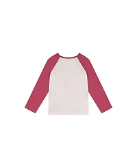 Deux par Toddler Girls 2T- 5T Raglan Organic Cotton T-Shirt