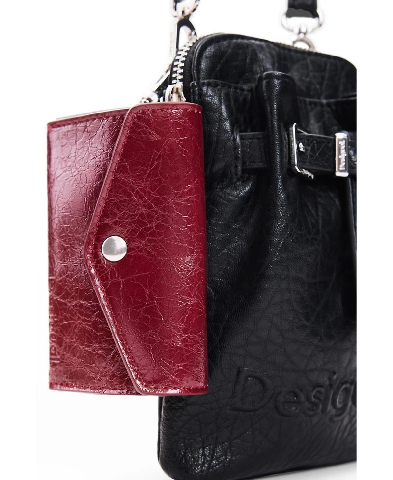Desigual Women's Faux leather phone holder