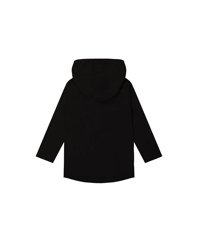 Deux par Little and Big Boy 6-12 Raglan Hooded T-Shirt
