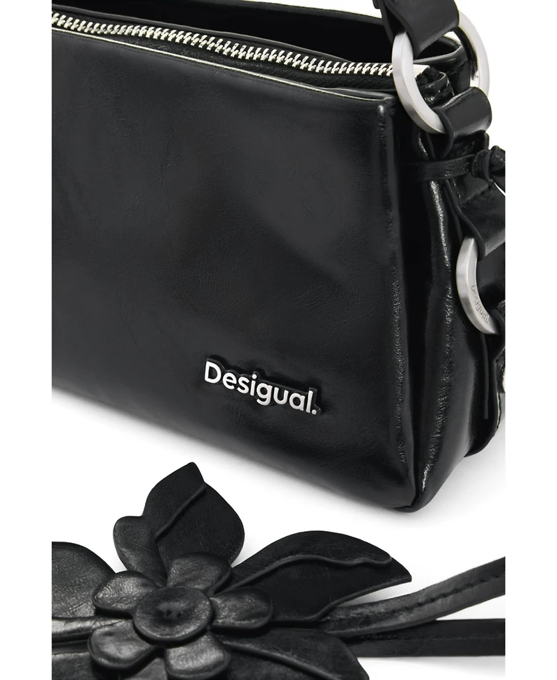 Desigual Medium Faux Leather Charm Bag