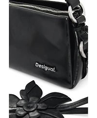 Desigual Medium Faux Leather Charm Bag