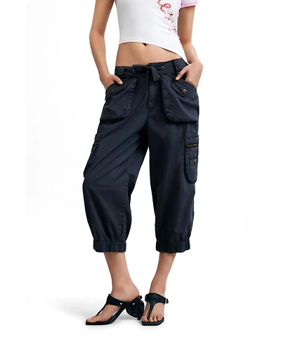 Desigual Women's Cargo pants 100% cotton