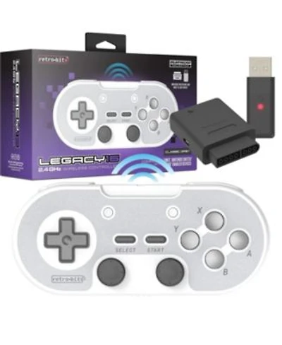 Retro Bit Legacy16 2.4ghz Wireless Controller For Snes Switch Usb Devices