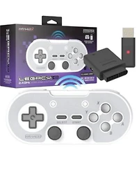 Retro Bit Legacy16 2.4ghz Wireless Controller For Snes Switch Usb Devices