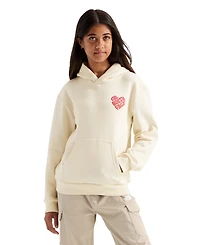 The North Face Girls' 7-16 Brand Proud Relaxed Long-Sleeve Graphic Hoodie