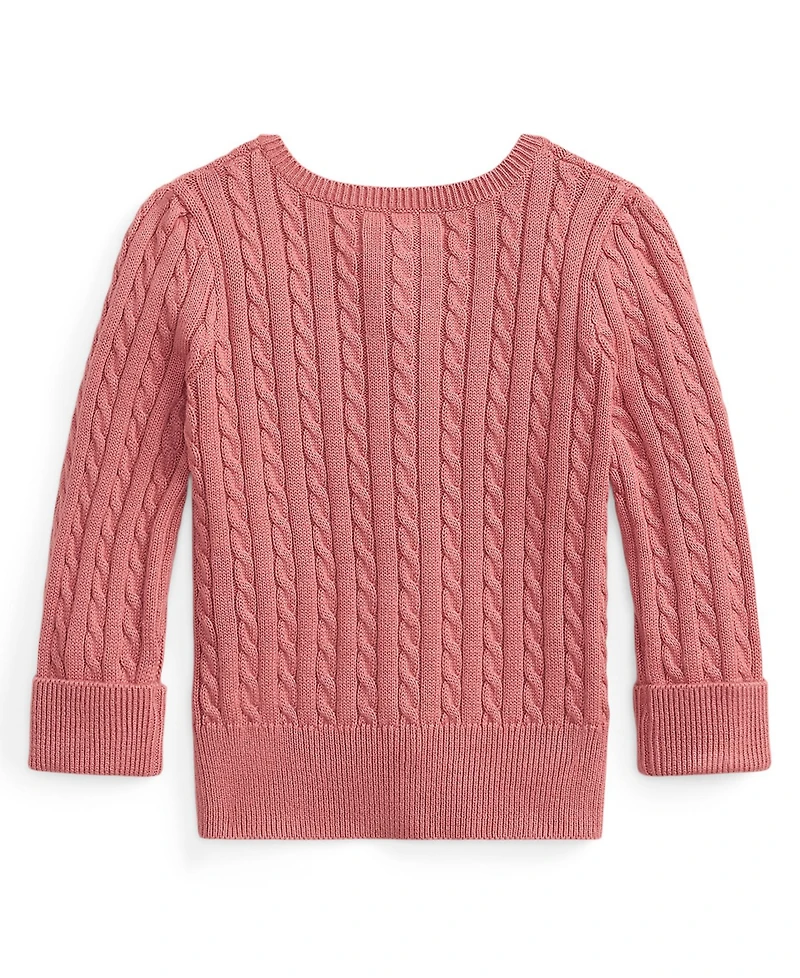 Polo Ralph Lauren Baby Girls' Mini Cable Cotton Cardigan