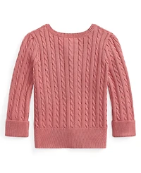 Polo Ralph Lauren Baby Girls' Mini Cable Cotton Cardigan