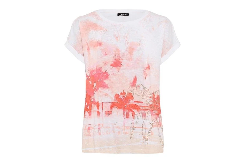 Olsen Women's Panneaux Print T-Shirt