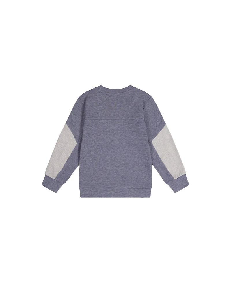 Deux par Toddler Boys 2T- 5T Color block Brushed Jersey Top with Chest Pocket