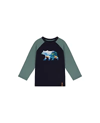 Deux par Little and Big Boy 6- 12 Raglan T-Shirt