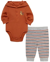 Little Me Baby Boys' Tiger Long-Sleeve Bodysuit and Pants, 2-Piece Set