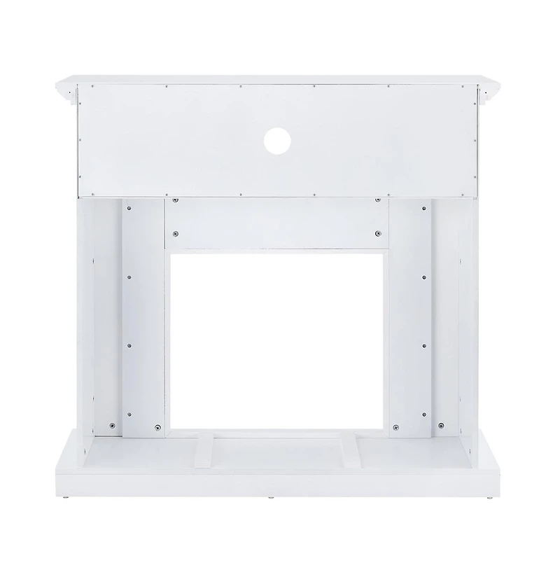 Augusta Home Nobleman Media Fireplace with Tile Surround