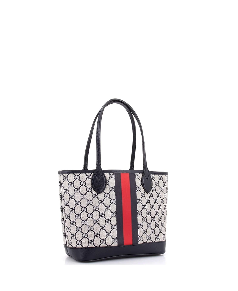 Pre-Owned Gucci Small Ophidia Open Shopping Tote Gg Coated Canvas
