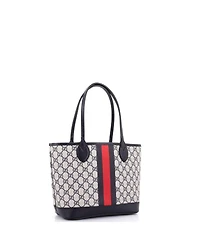 Pre-Owned Gucci Small Ophidia Open Shopping Tote Gg Coated Canvas