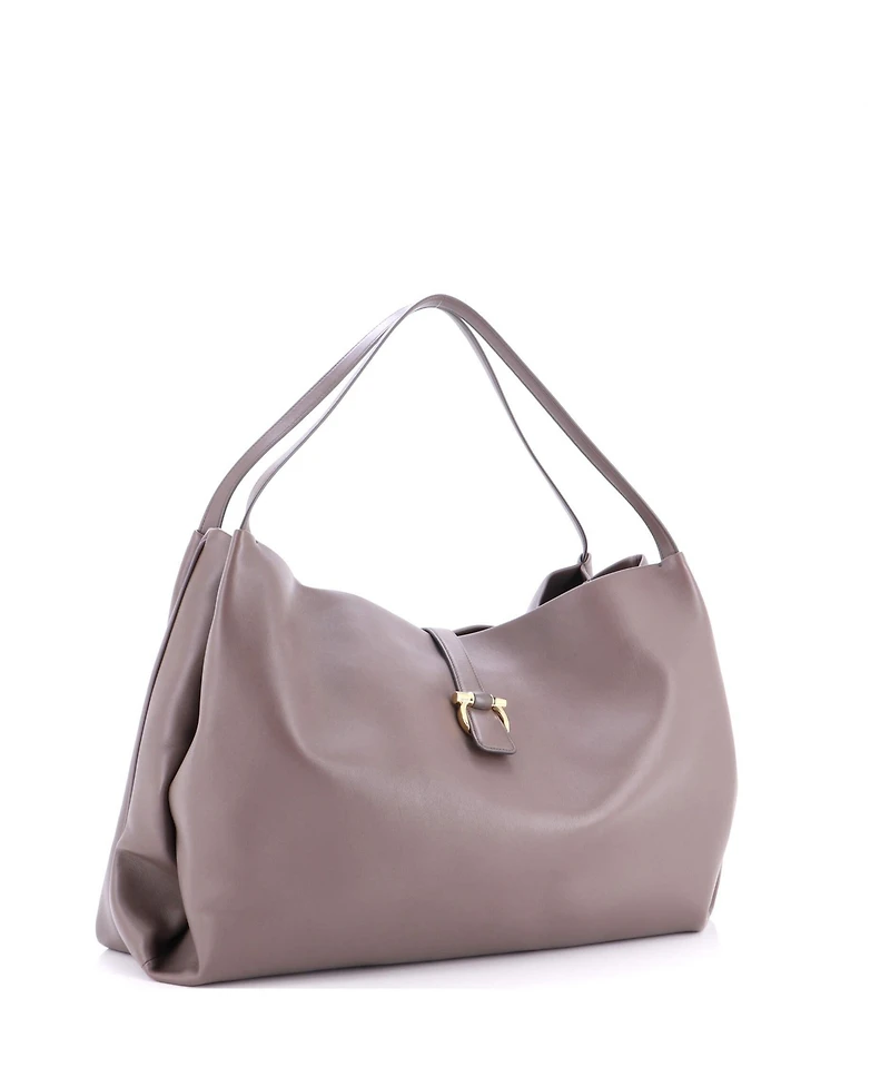 Pre-Owned Salvatore Ferragamo Xl Mia Tote Leather