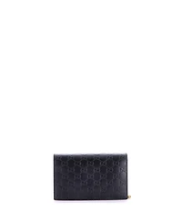Pre-Owned Gucci Icon Wallet on Chain Guccissima Leather