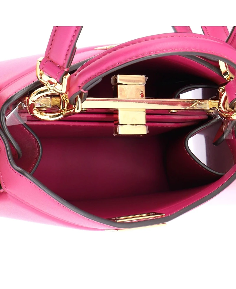 Pre-Owned Fendi Petite Peekaboo ISeeU Bag Leather