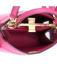 Pre-Owned Fendi Petite Peekaboo ISeeU Bag Leather