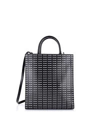 Pre-Owned Celine Small Vertical Cabas Tote All Over Logo Print Leather