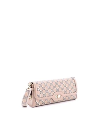 Pre-Owned Gucci Small Luce Shoulder Bag Optical Gg Printed Leather
