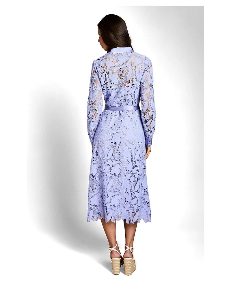 Coast Women's Lace Shirt Long Sleeve Dress