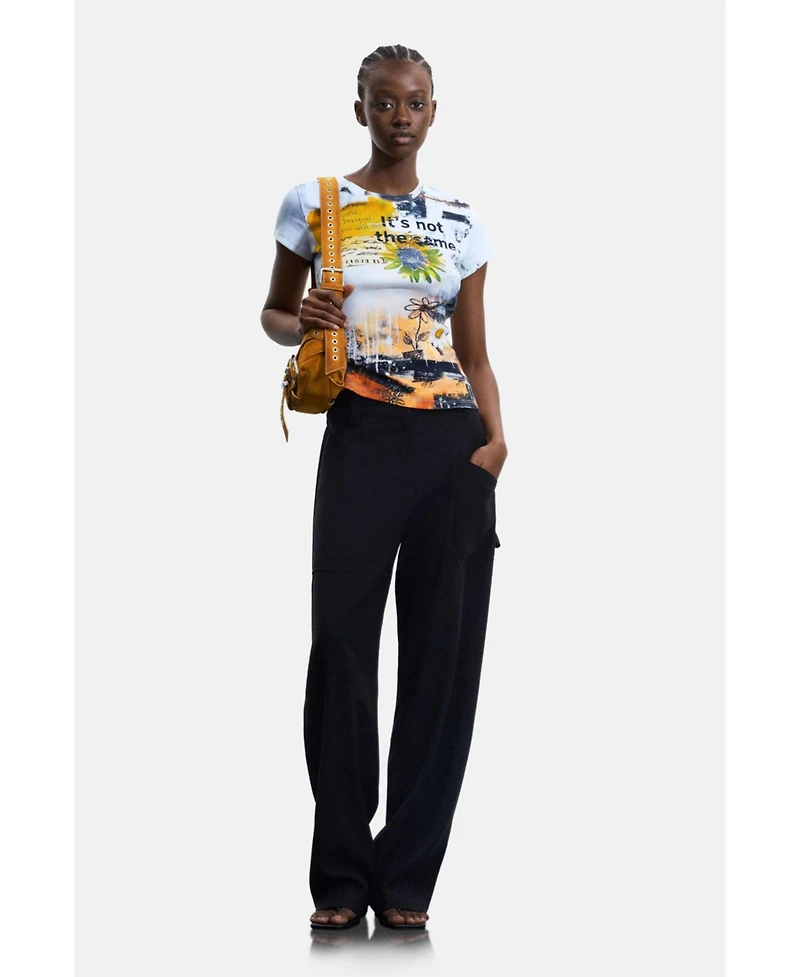 Desigual Women's Printed T-shirt 100% cotton