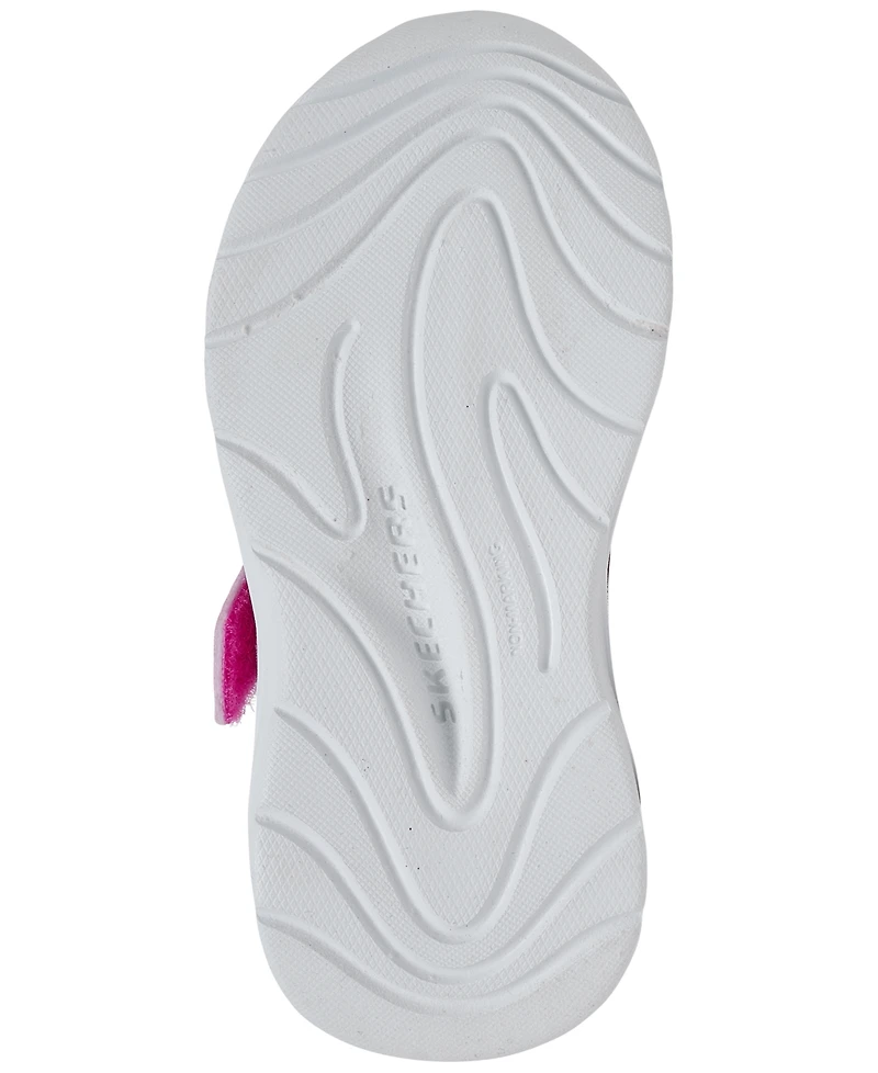 Skechers Toddler Girls Wave 92 Fastening Strap Lifestyle Sneakers from Finish Line